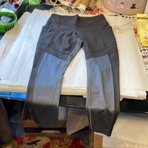Athleta workout pants, yoga, gray , size small, stretching